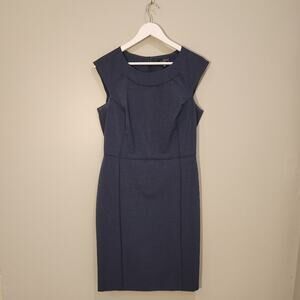 The Limited Navy Blue Sleeveless Sheath Dress - Size 10